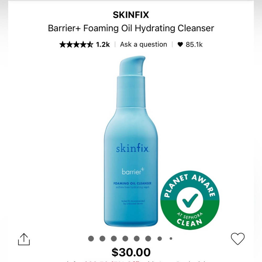 SKINFIX Oil Hydrating Cleanser
